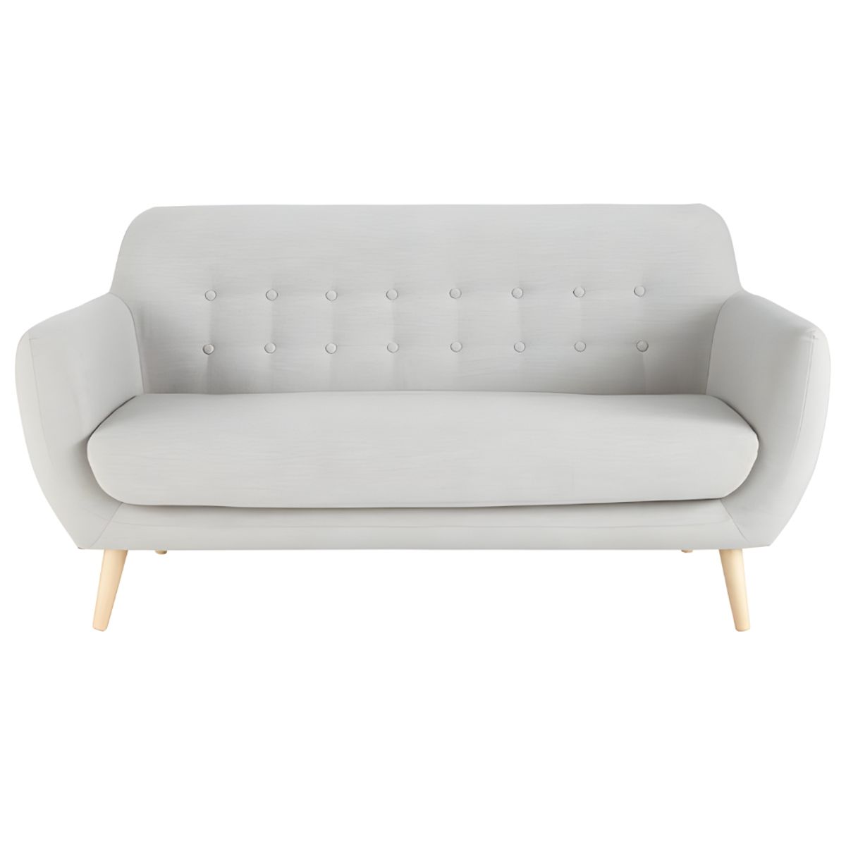 HOGAR & SPACIOS - HYS SOFA 3 CUERPOS ARGUS GRIS CLARO