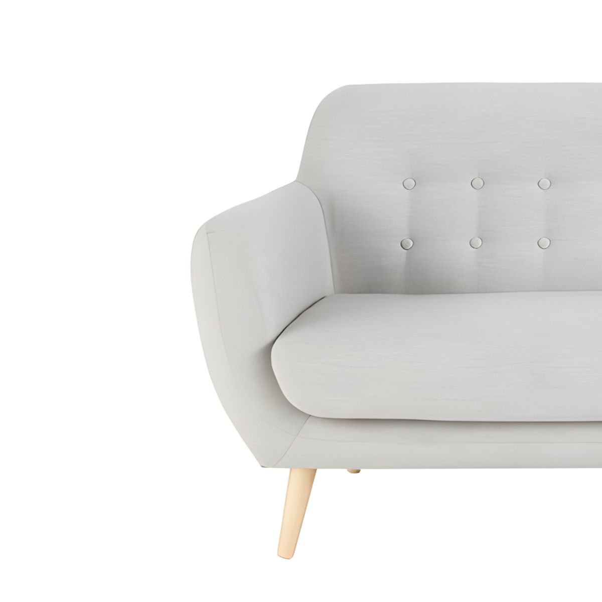 HOGAR & SPACIOS - HYS SOFA 3 CUERPOS ARGUS GRIS CLARO