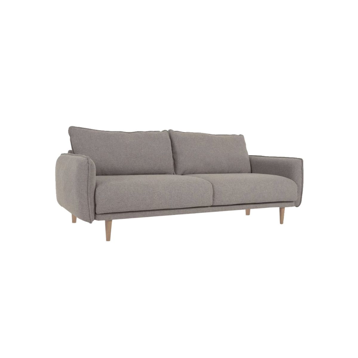 HOGAR & SPACIOS - HYS SOFA 3 CUERPOS ARIES GRIS