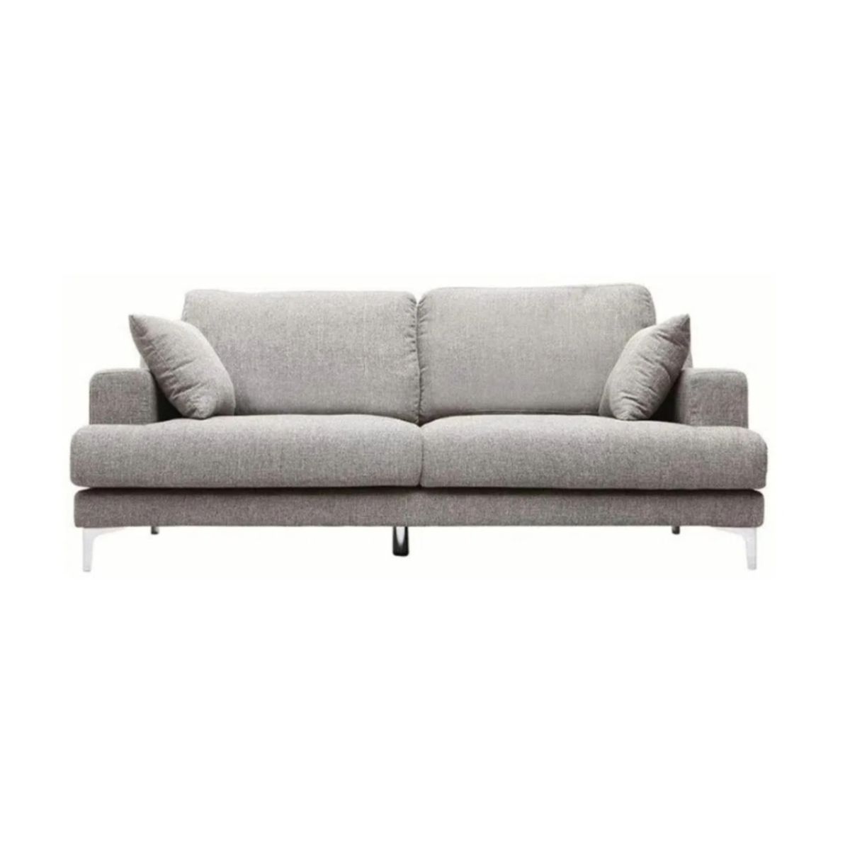 HOGAR & SPACIOS - HYS SOFA 3 CUERPOS CANCER GRIS CLARO