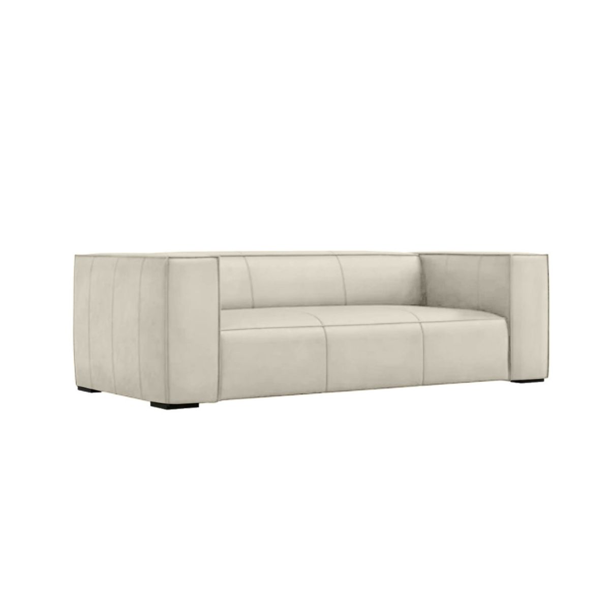 HOGAR & SPACIOS - HYS SOFA 3 CUERPOS CAPRICORNIO BEIGE