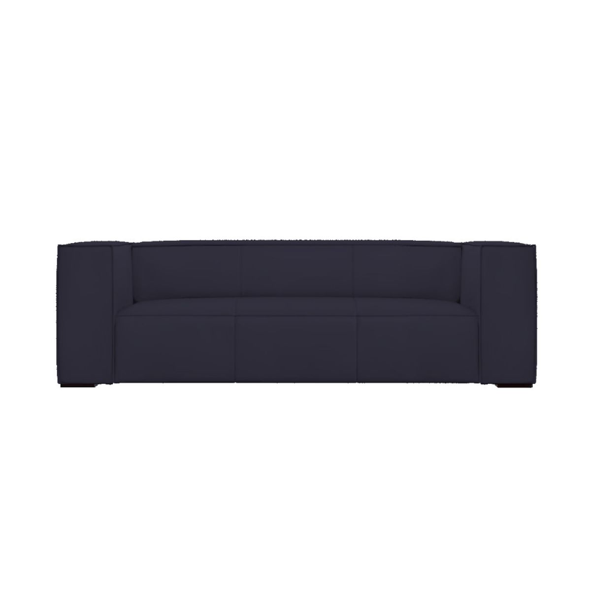 HOGAR & SPACIOS - HYS SOFA 3 CUERPOS CAPRICORNIO NEGRO