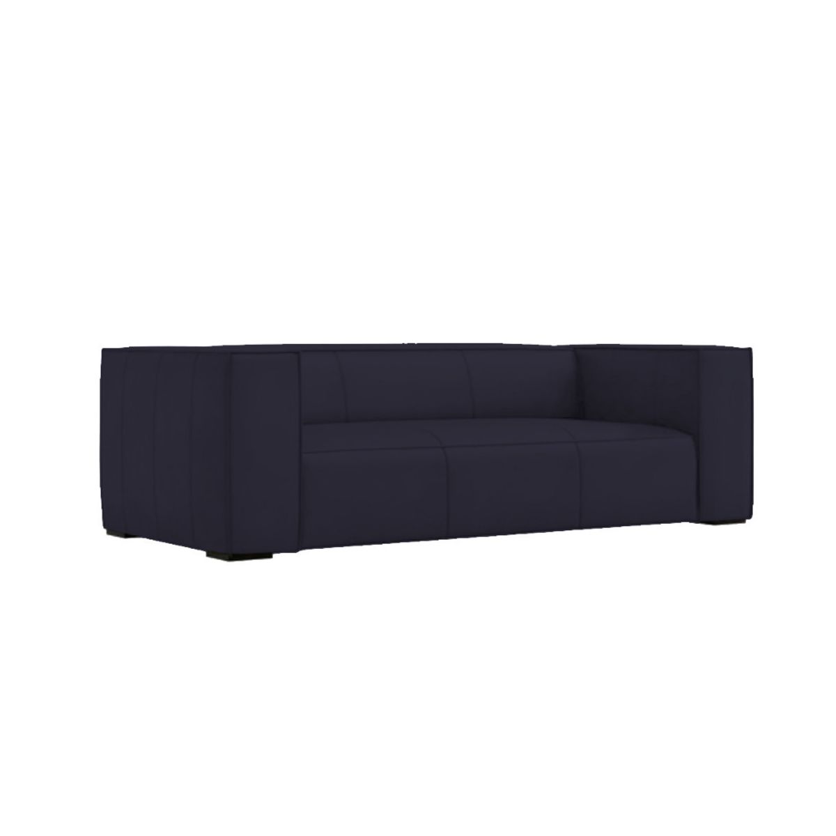 HOGAR & SPACIOS - HYS SOFA 3 CUERPOS CAPRICORNIO NEGRO