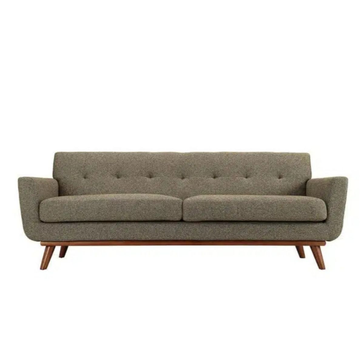 HOGAR & SPACIOS - HYS SOFA 3 CUERPOS CURLIS GRIS CLARO