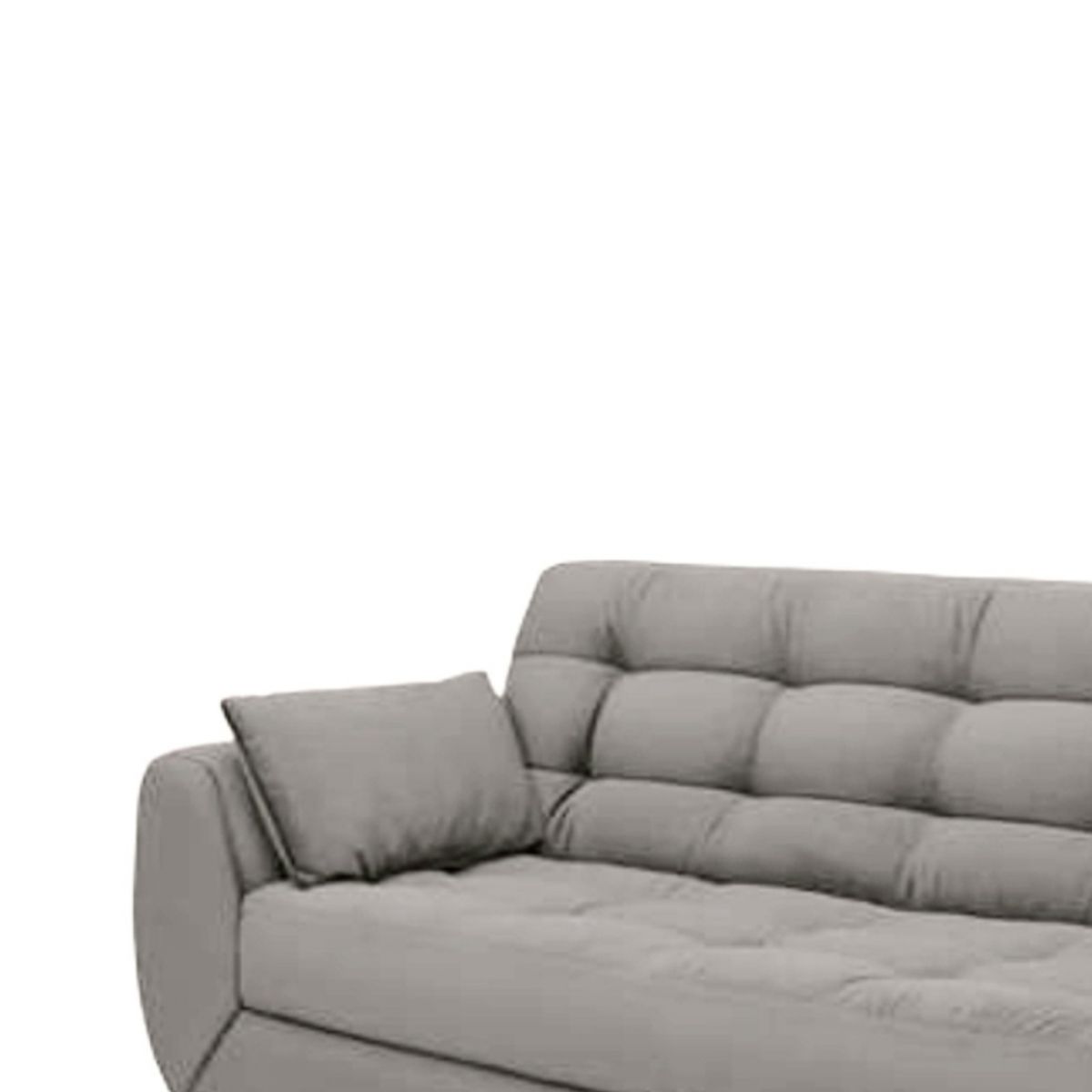 HOGAR & SPACIOS - HYS SOFA 3 CUERPOS FRANCO GRIS CLARO