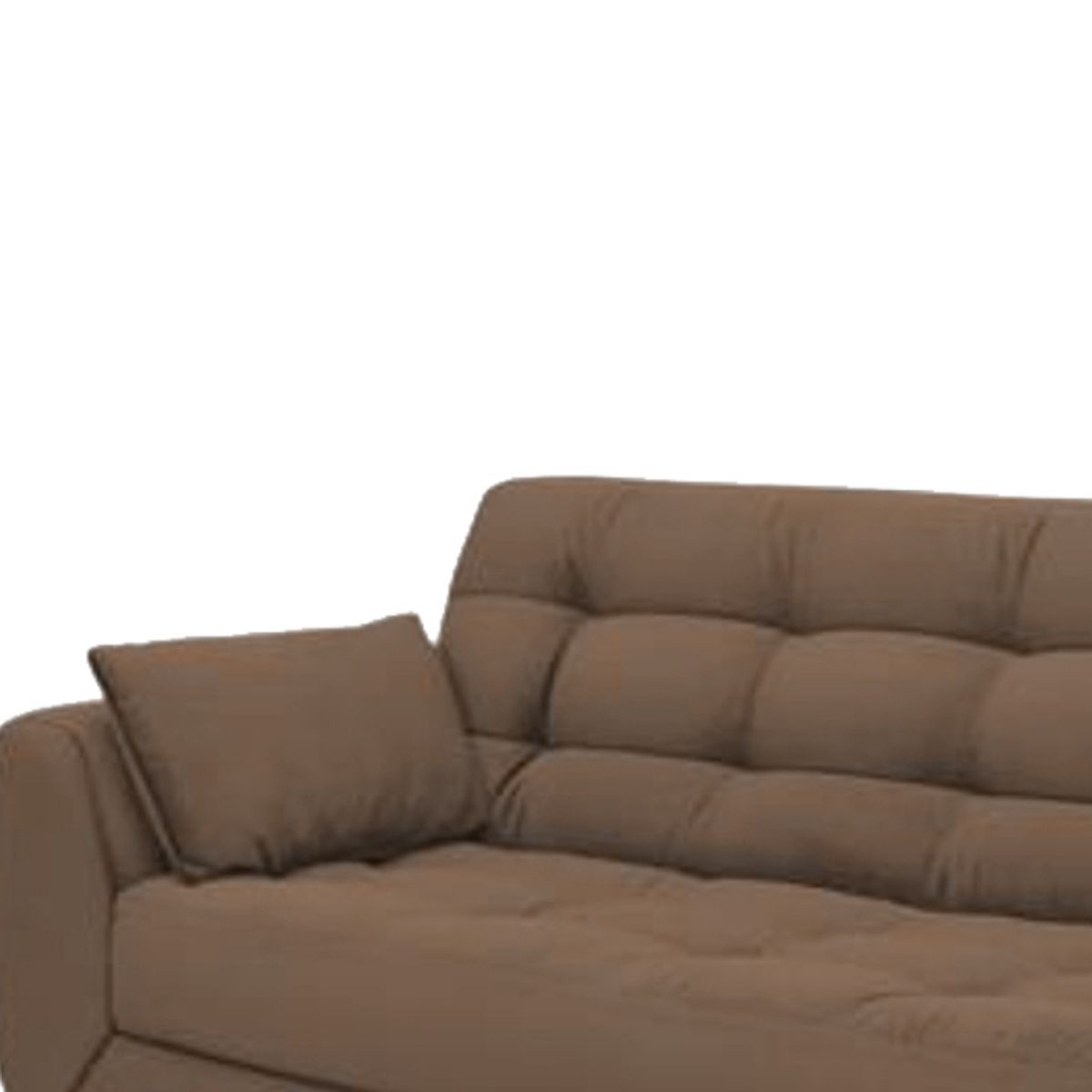 HOGAR & SPACIOS - HYS SOFA 3 CUERPOS FRANCO MARRON
