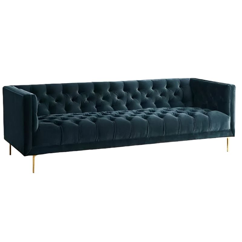 HOGAR & SPACIOS - HYS SOFA 3 CUERPOS JOSEFA AZUL ACERO