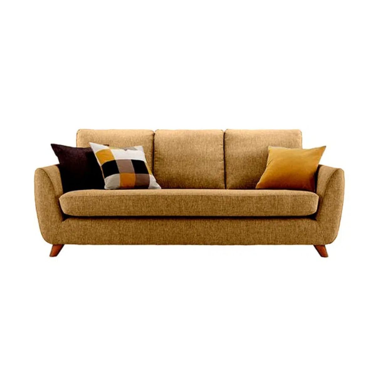 HOGAR & SPACIOS - HYS SOFA 3 CUERPOS LOUIS CHOCOLATE