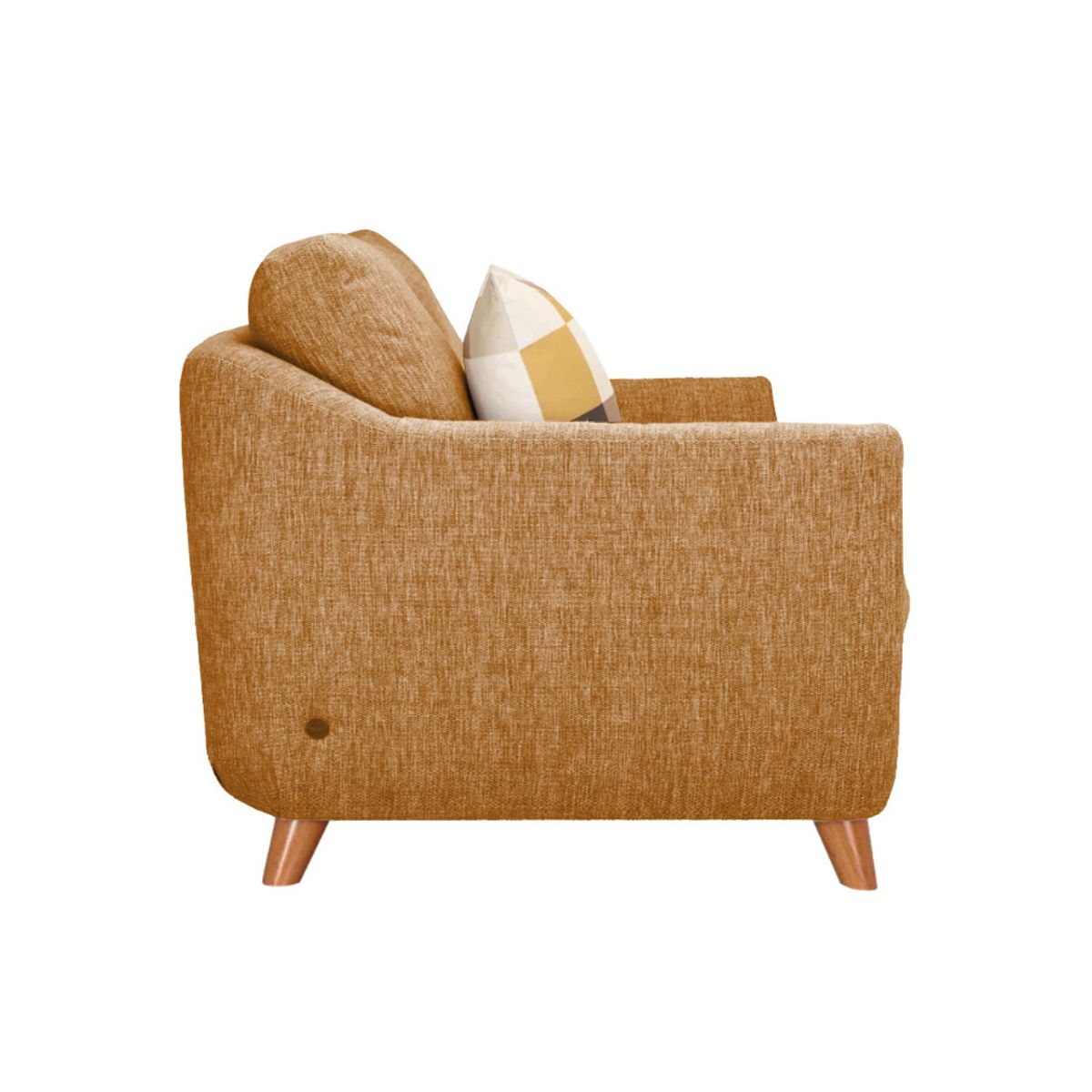 HOGAR & SPACIOS - HYS SOFA 3 CUERPOS LOUIS CHOCOLATE