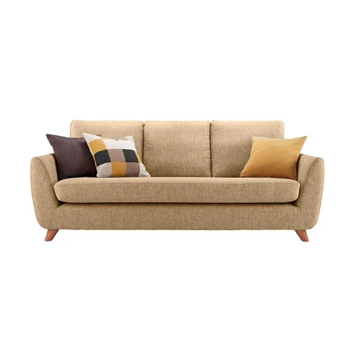 HOGAR & SPACIOS - HYS SOFA 3 CUERPOS LOUIS BEIGE