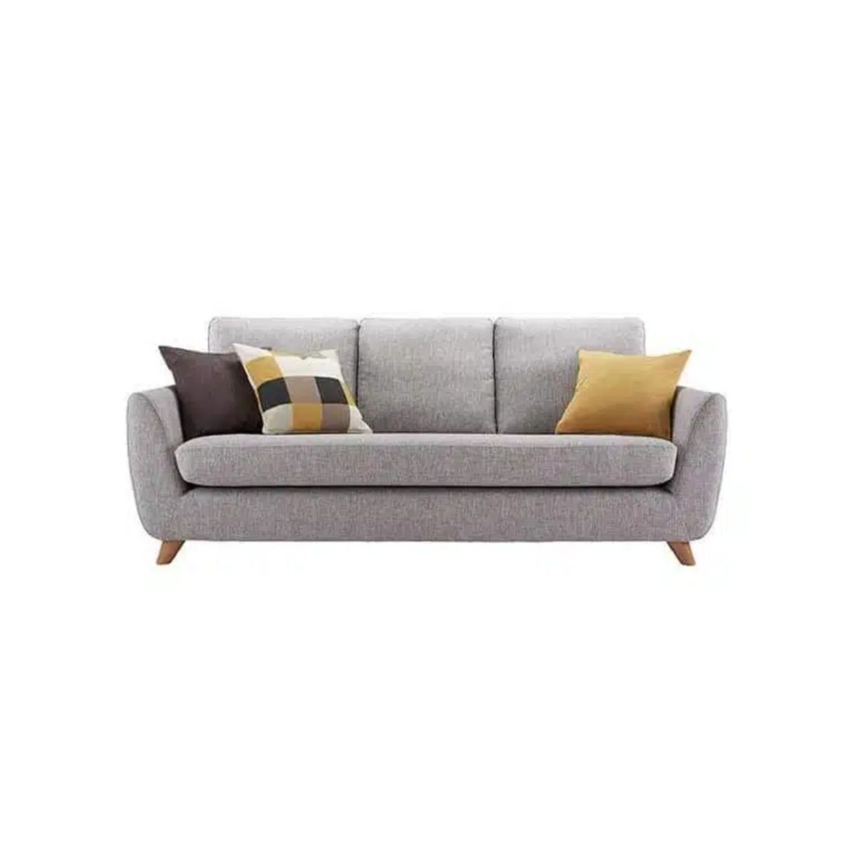 HOGAR & SPACIOS - HYS SOFA 3 CUERPOS LOUIS GRIS PIZARRA