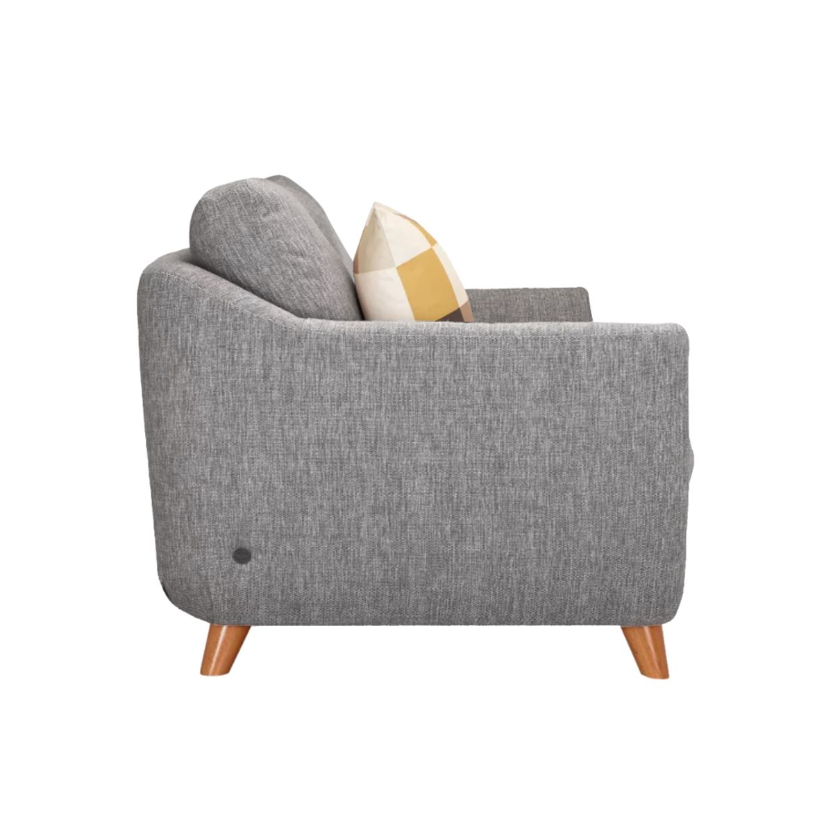HOGAR & SPACIOS - HYS SOFA 3 CUERPOS LOUIS GRIS PIZARRA