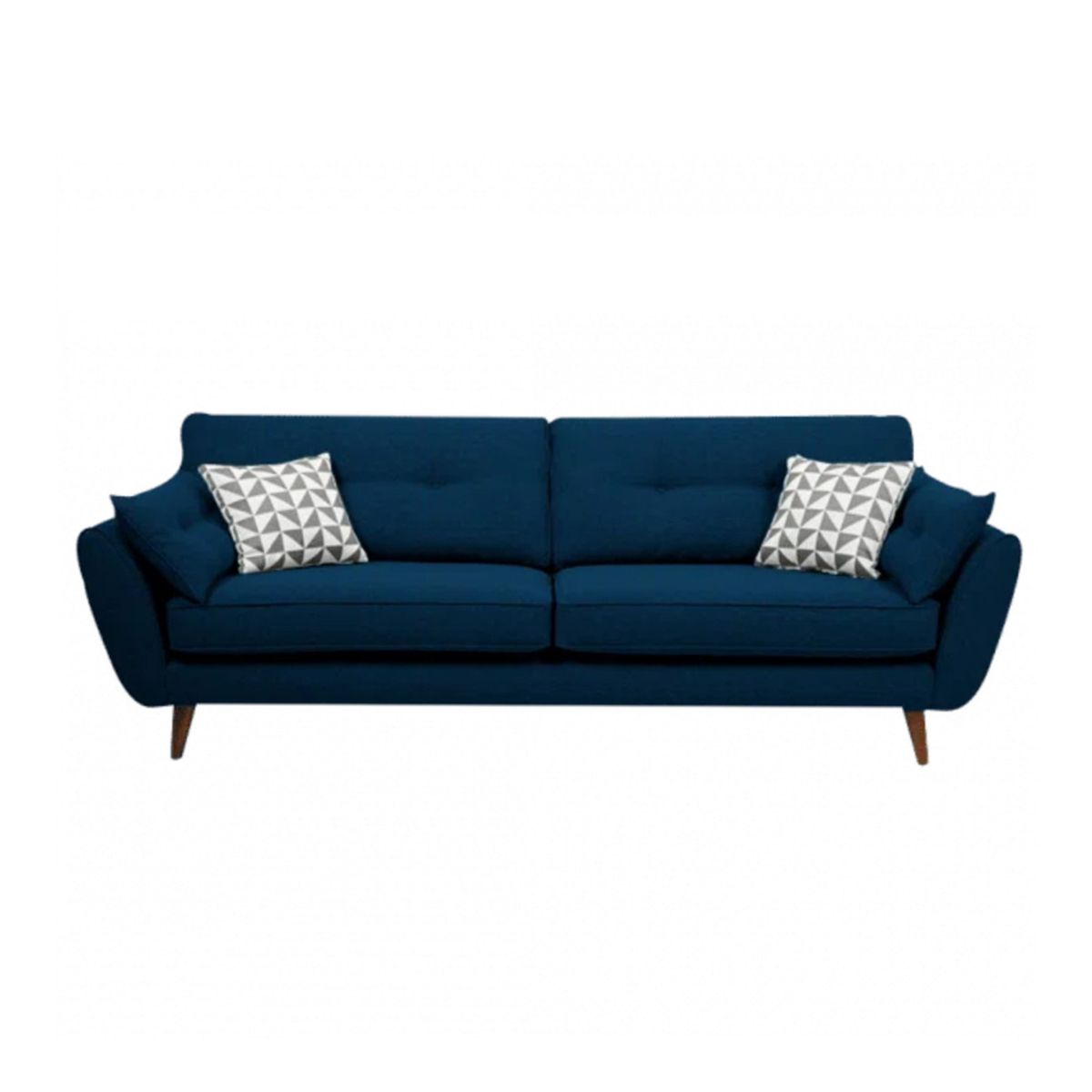HOGAR & SPACIOS - HYS SOFA 3 CUERPOS MAGNO AZUL ACERO