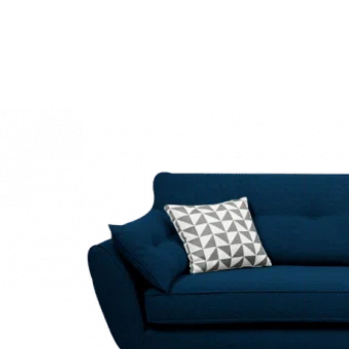 HOGAR & SPACIOS - HYS SOFA 3 CUERPOS MAGNO AZUL ACERO