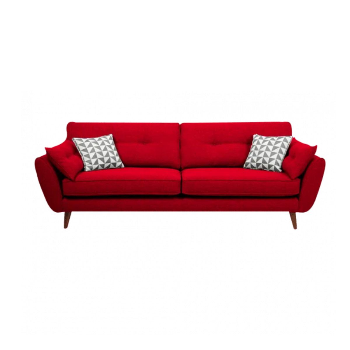 HOGAR & SPACIOS - HYS SOFA 3 CUERPOS MAGNO ROJO