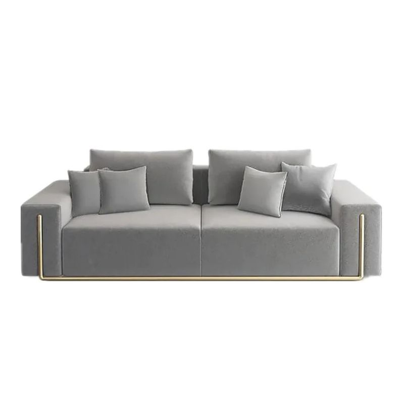 HOGAR & SPACIOS - HYS SOFA 3 CUERPOS MARLIN GRIS CLARO