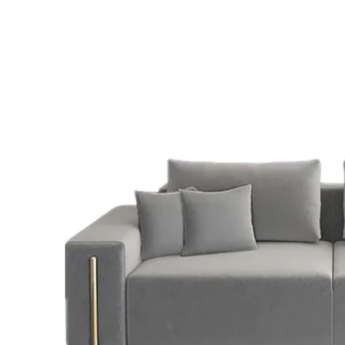 HOGAR & SPACIOS - HYS SOFA 3 CUERPOS MARLIN GRIS CLARO