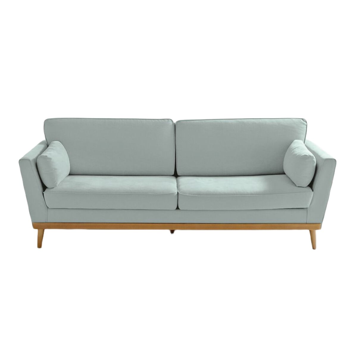HOGAR & SPACIOS - HYS SOFA 3 CUERPOS OZTELLA CELESTE AGUA