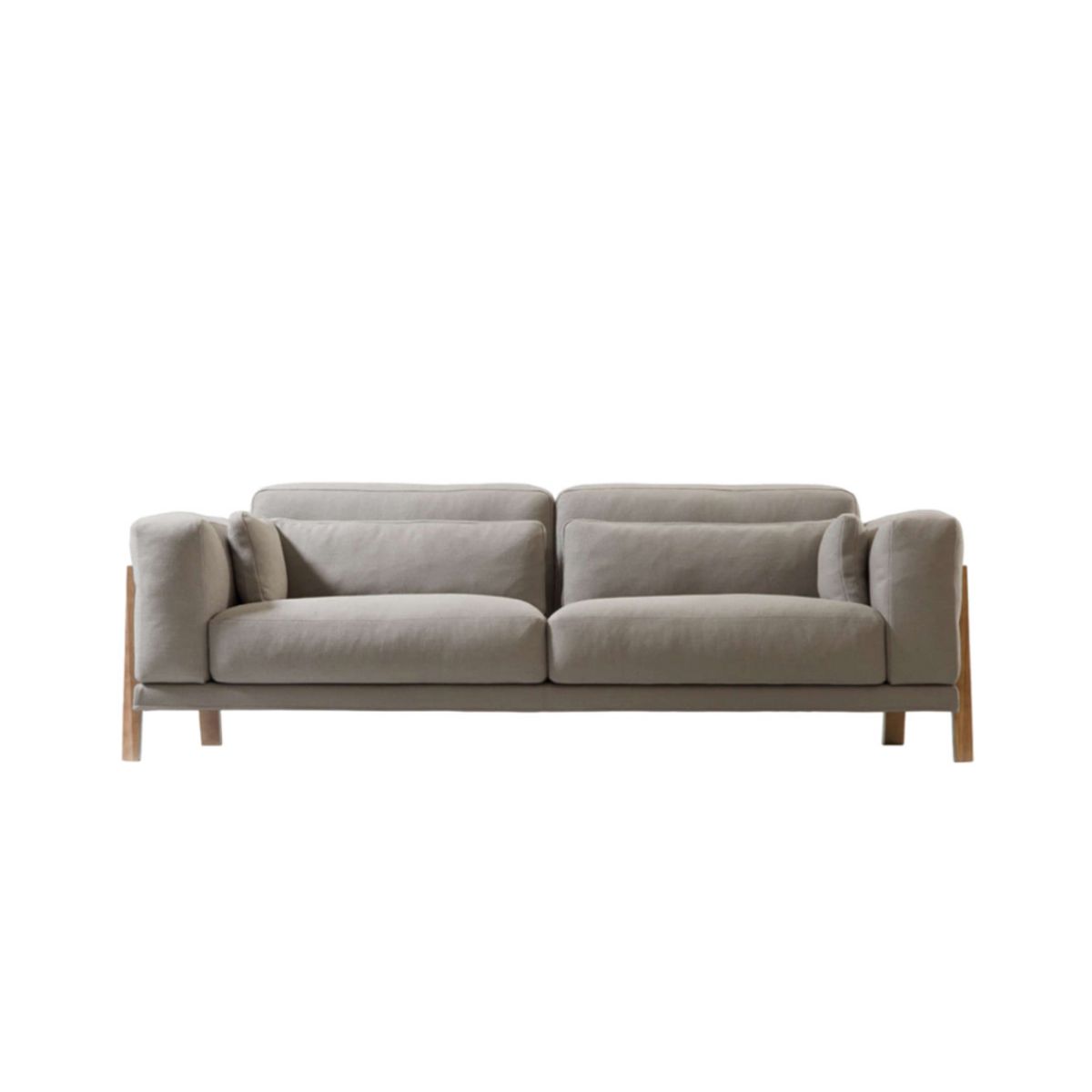 HOGAR & SPACIOS - HYS SOFA 3 CUERPOS SETH BEIGE