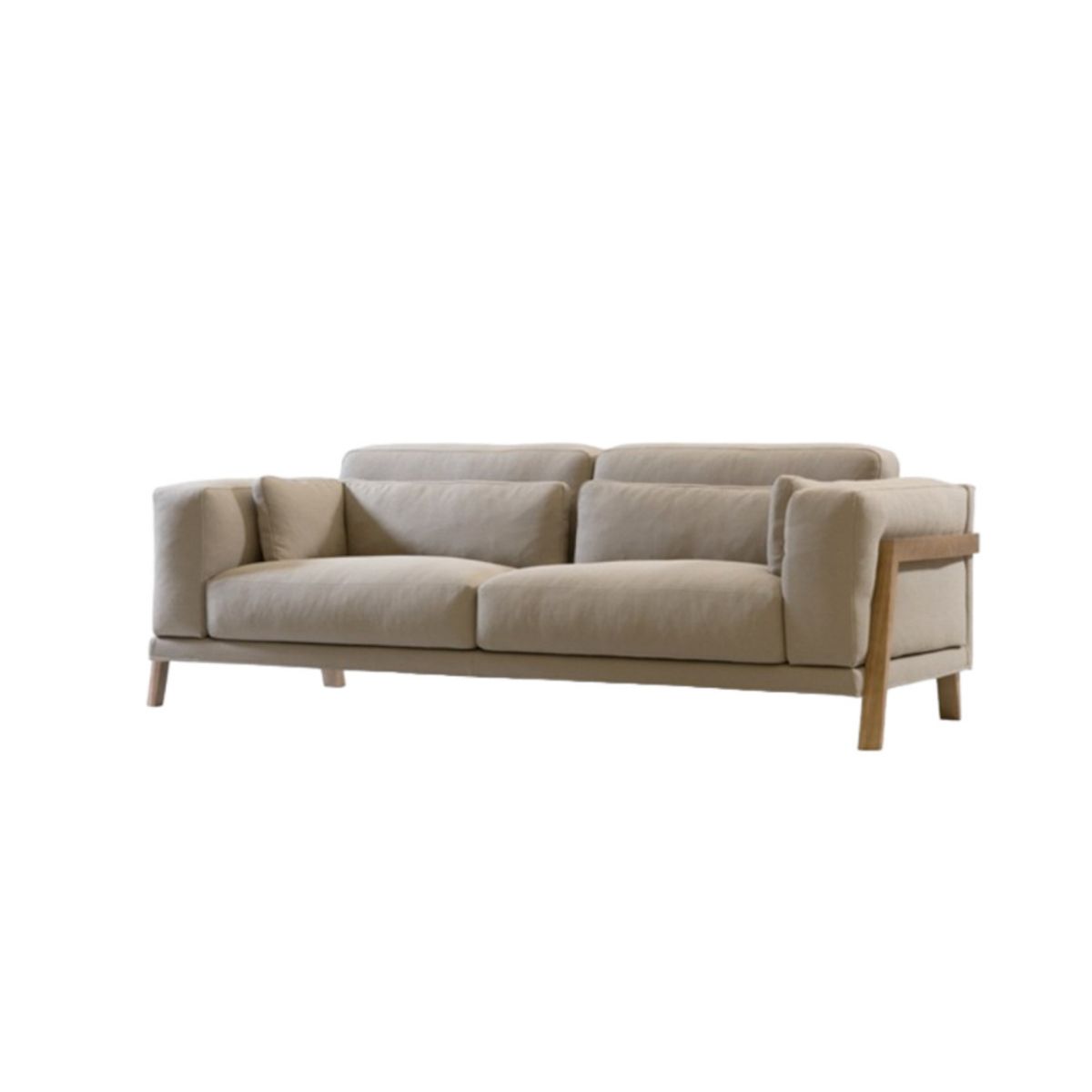 HOGAR & SPACIOS - HYS SOFA 3 CUERPOS SETH BEIGE