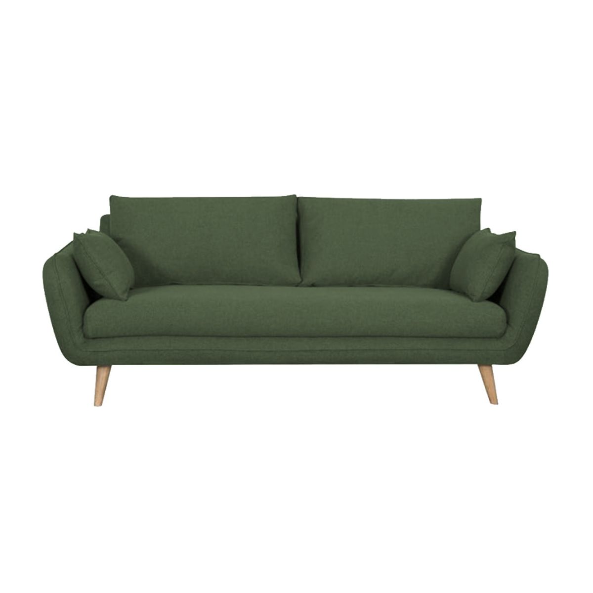 HOGAR & SPACIOS - HYS SOFA 3 CUERPOS TAURO VERDE CARCEL