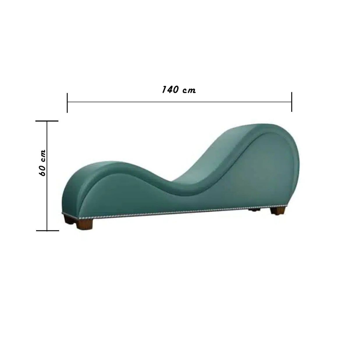 HOGAR & SPACIOS - HYS SOFA TANTRICO NIELS VERDE CARCEL