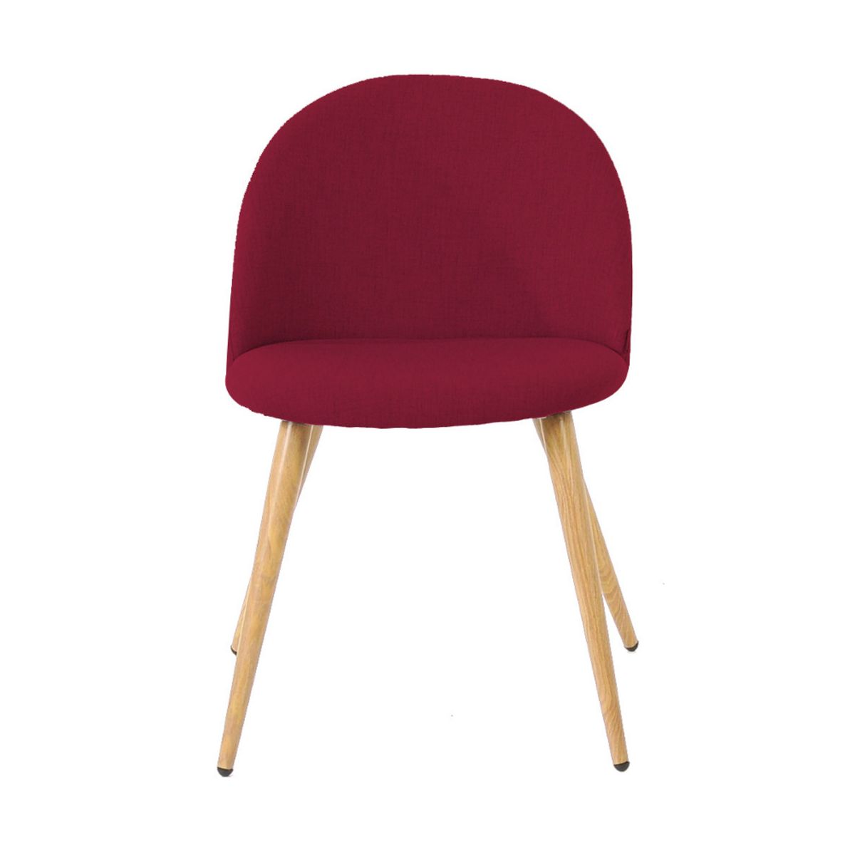 HOGAR & SPACIOS - HYS SILLA DAVID ROJO OSCURO CONTIHOGAR