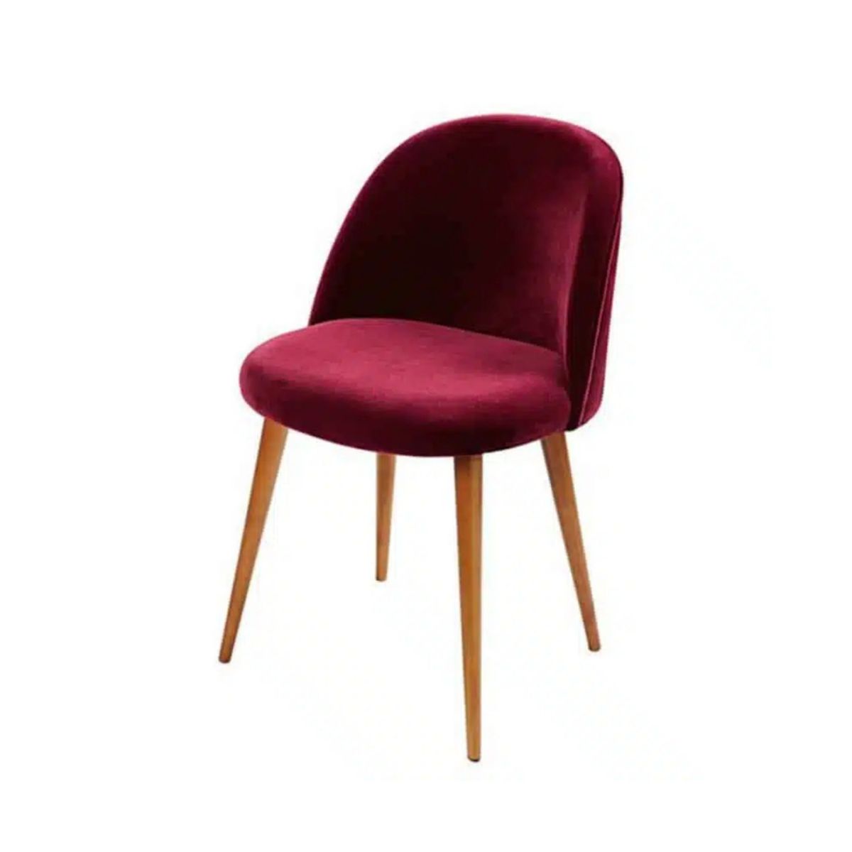 HOGAR & SPACIOS - HYS SILLA DAVID ROJO OSCURO CONTIHOGAR