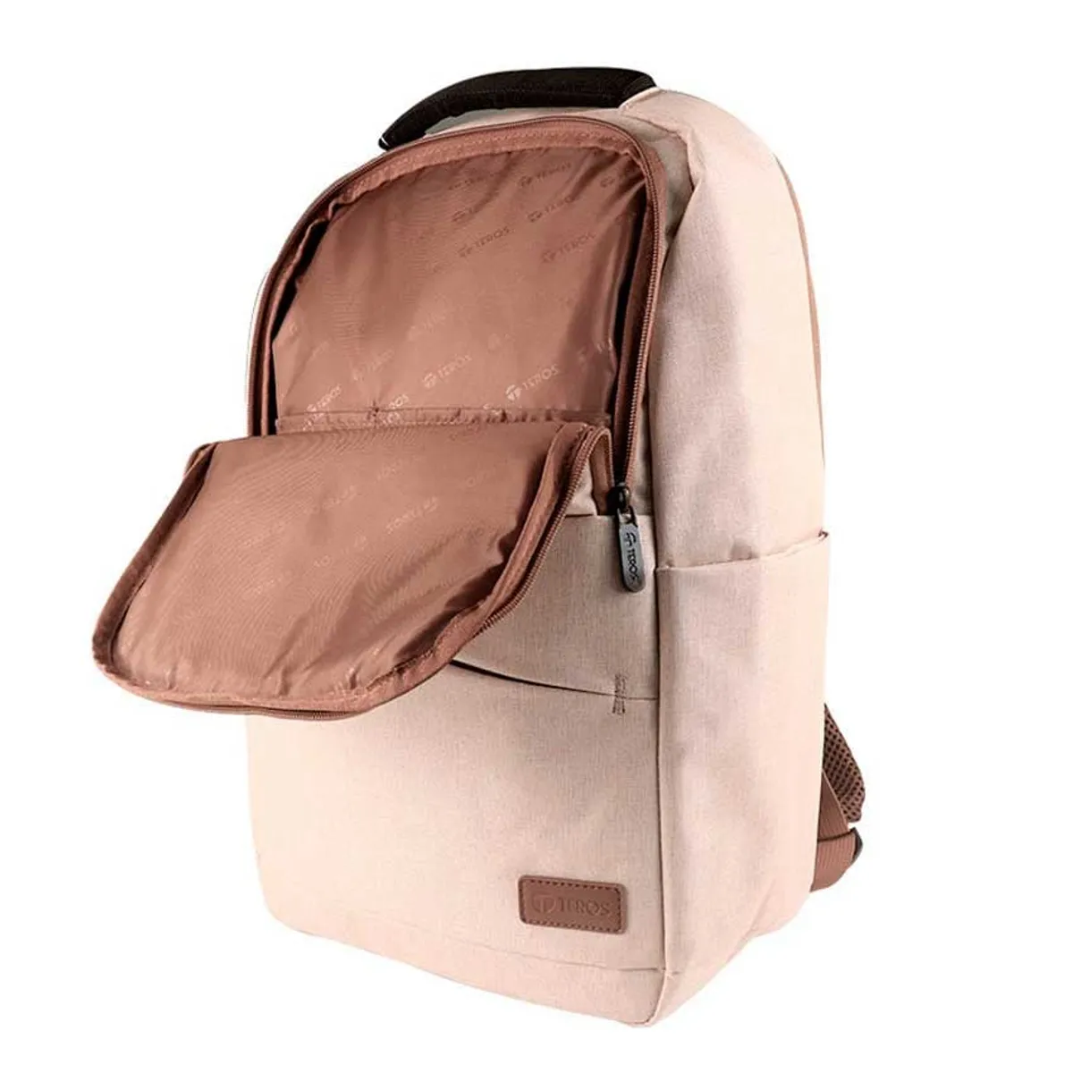 TEROS - Mochila TEROS TE-ACS9012 poliéster notebooks  hasta 15.6" beige
