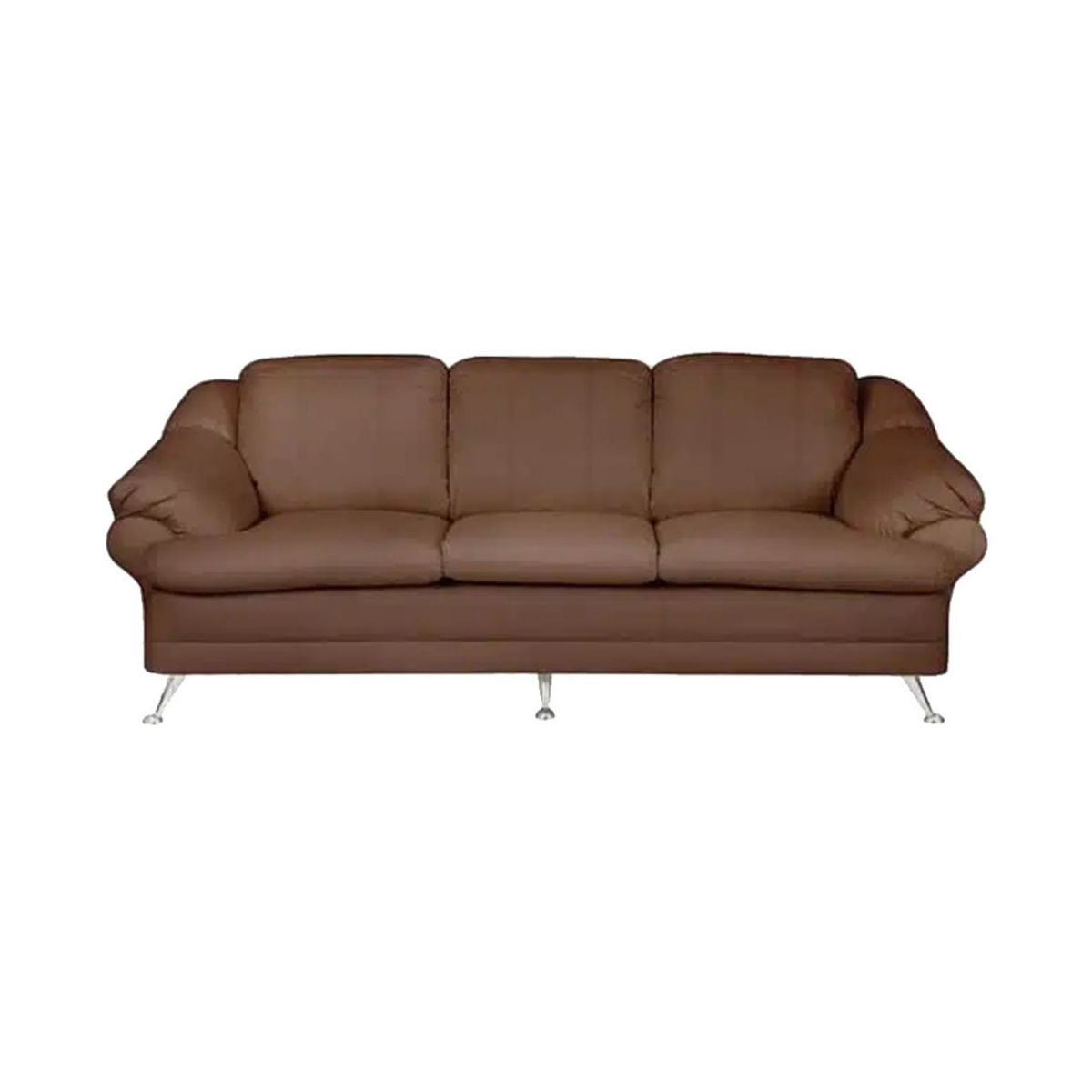 HOGAR & SPACIOS - HYS SALA 3 2 1 LOIRA MARRON