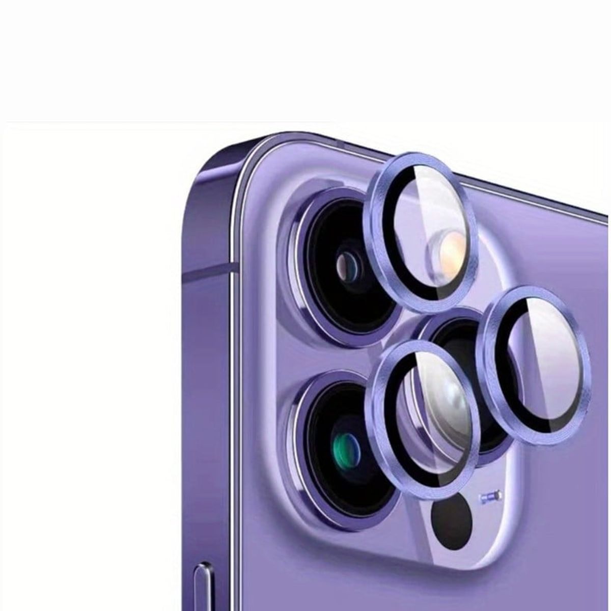 CASE - Mica de Camara Individual Para Iphone 16 Pro - Lila