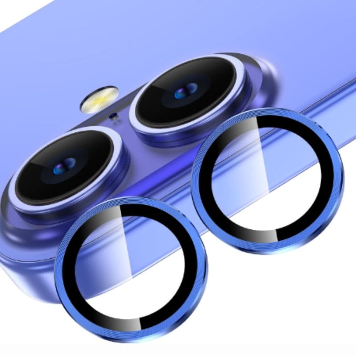 CASE - Mica de Camara Individual Para Iphone 16 Plus - Azul