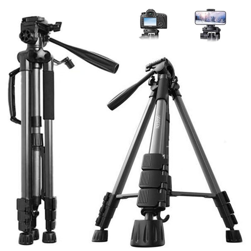 UGREEN - Trípode Profesional 1.75 Metros UGREEN Cámara celular 360° FUNDA