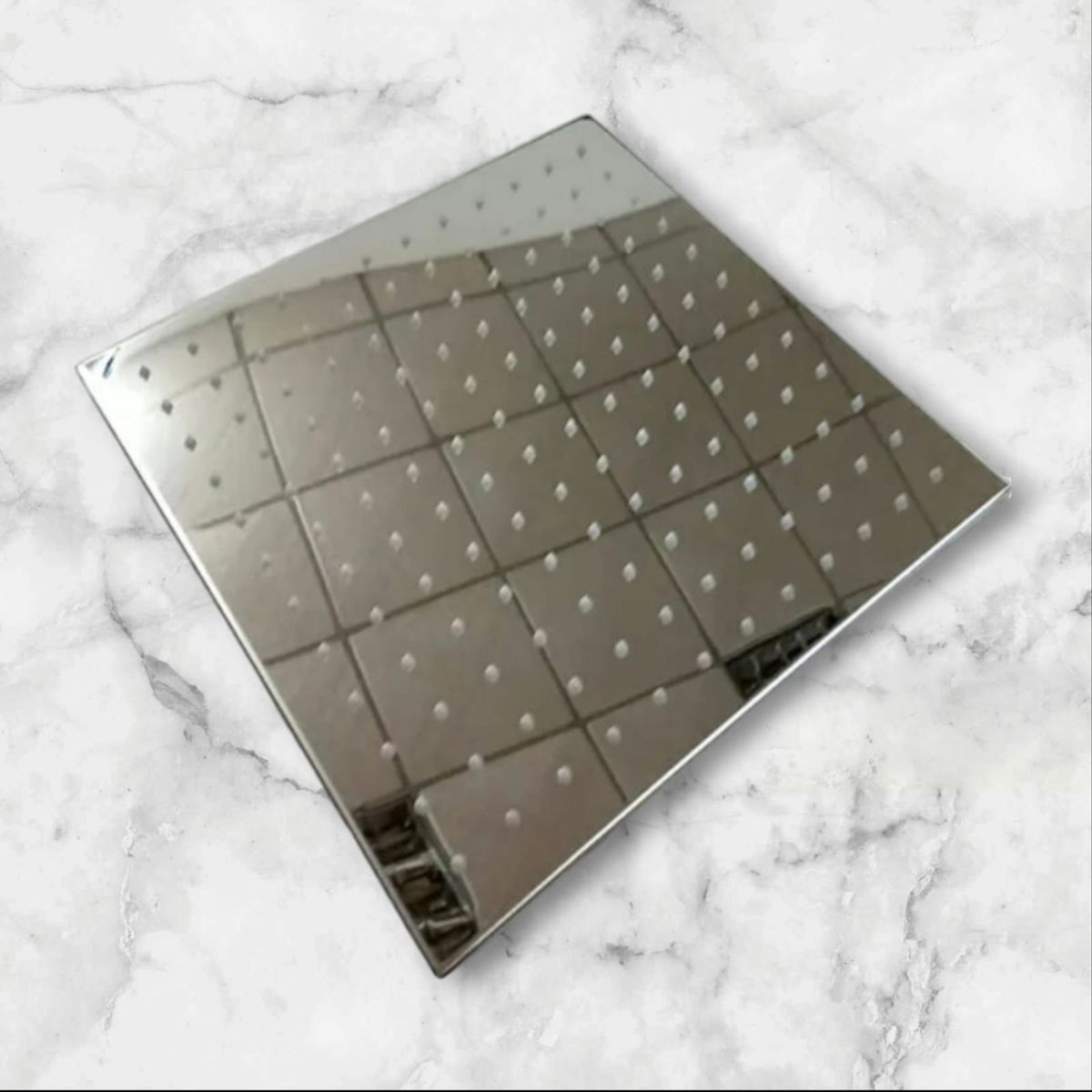 GENERICO - Cabeza Ducha Española Cuadrada de 50x50cm Acero Inoxidable Premium