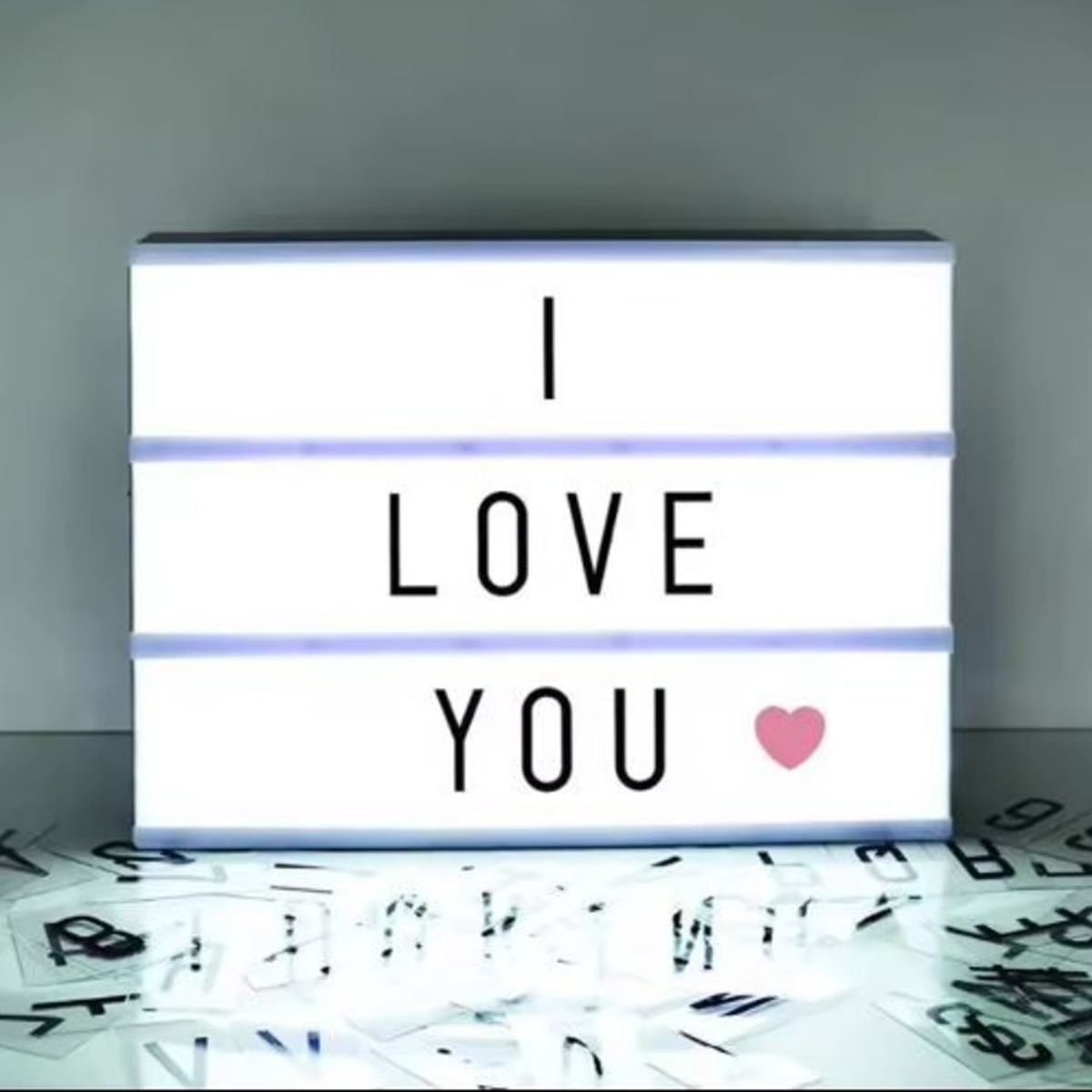 GENERICO - Pizarra De Luz Personalizada Tablero De Letras Led