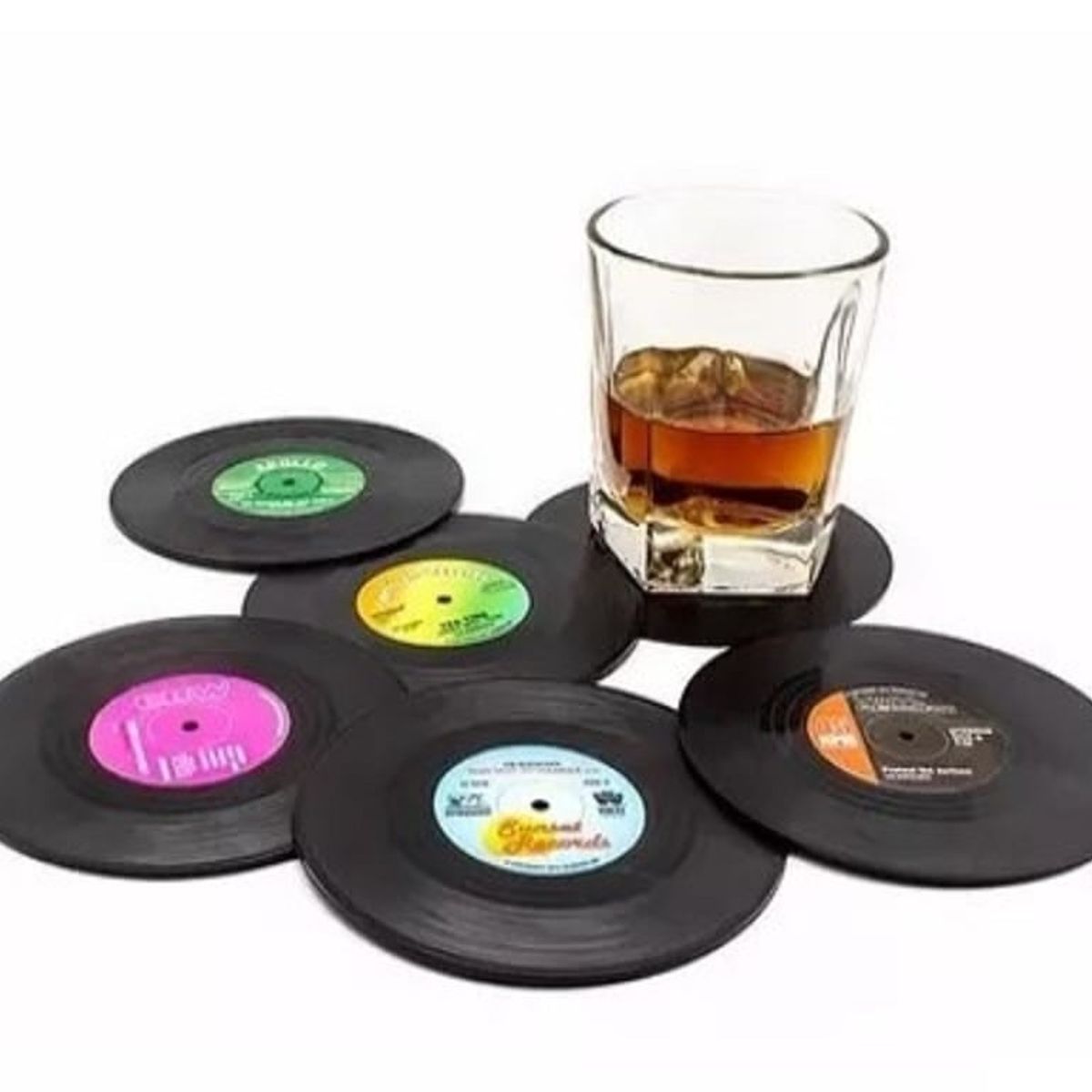GENERICO - Posavaso de disco de vinil  de calidad A1