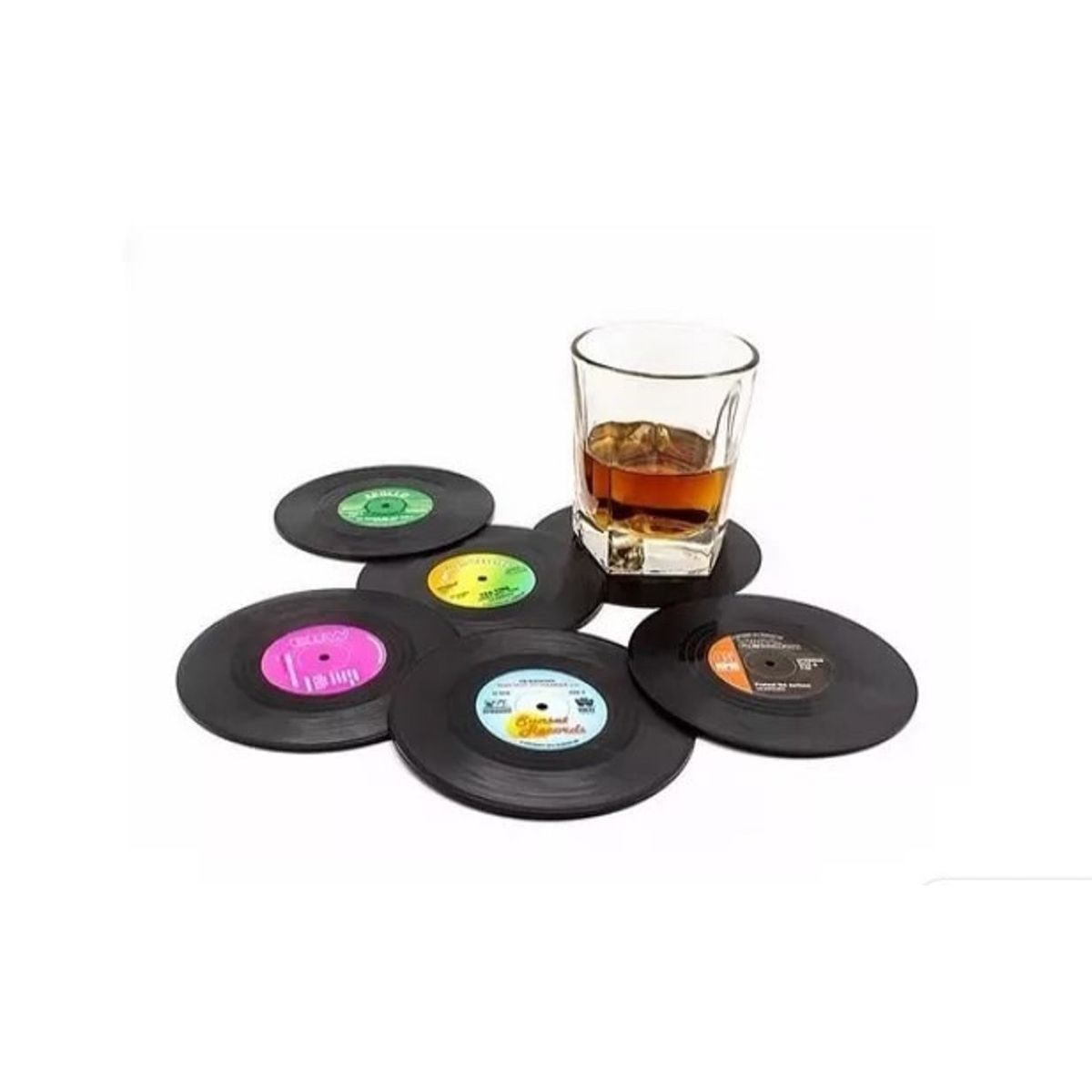 GENERICO - Posavaso de disco de vinil  de calidad A1