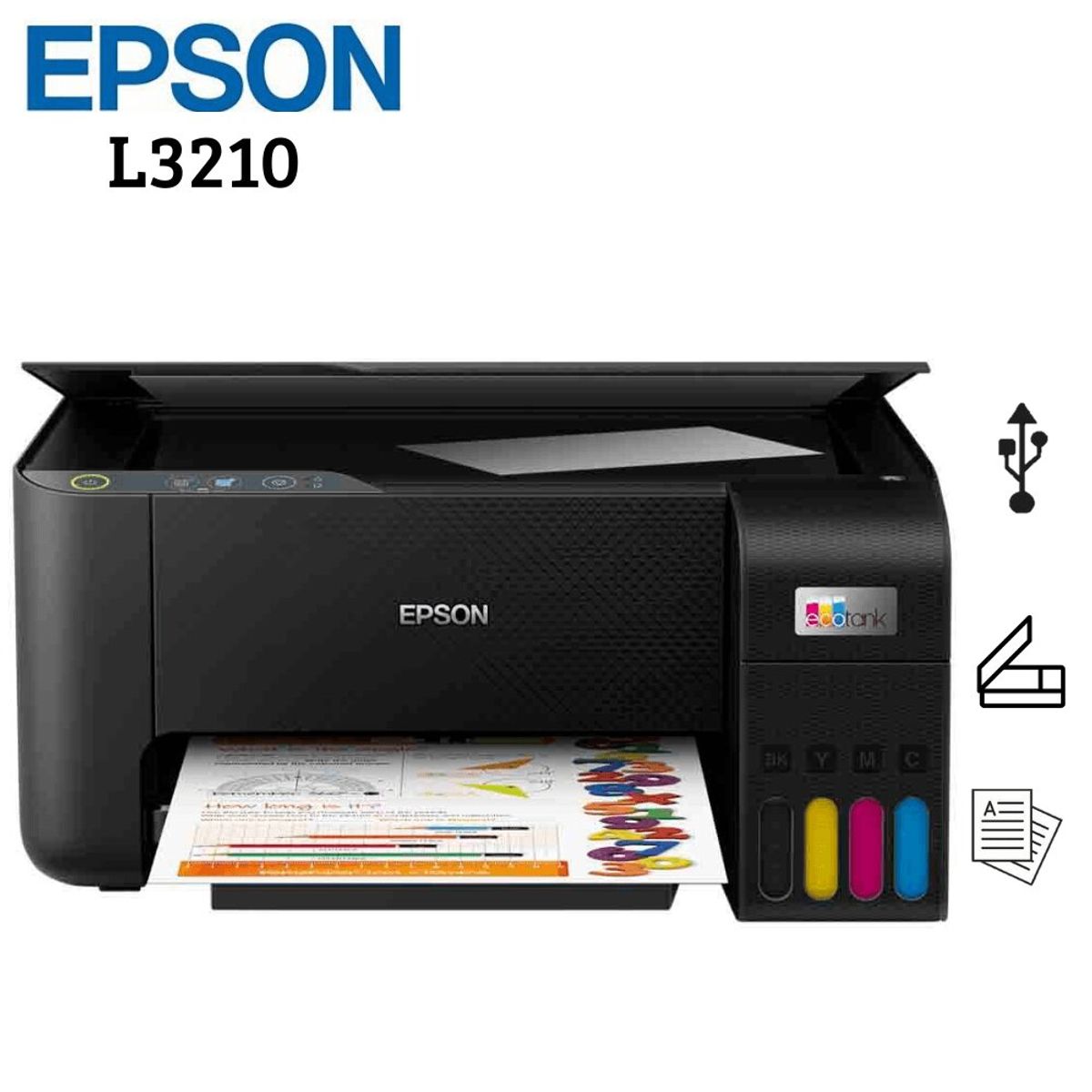 EPSON - Impresora Multifuncional Epson EcoTank L3210 Tinta continua