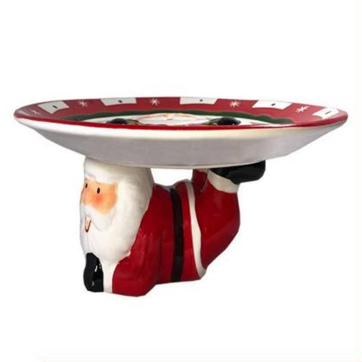 GENERICO - Porta Paneton Navideño con diseño de Papa Noel