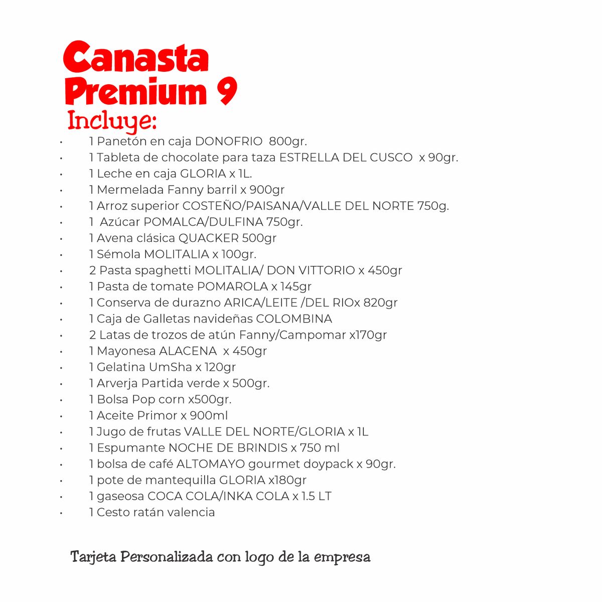 GENERICO - Canasta Navideña Premium 3