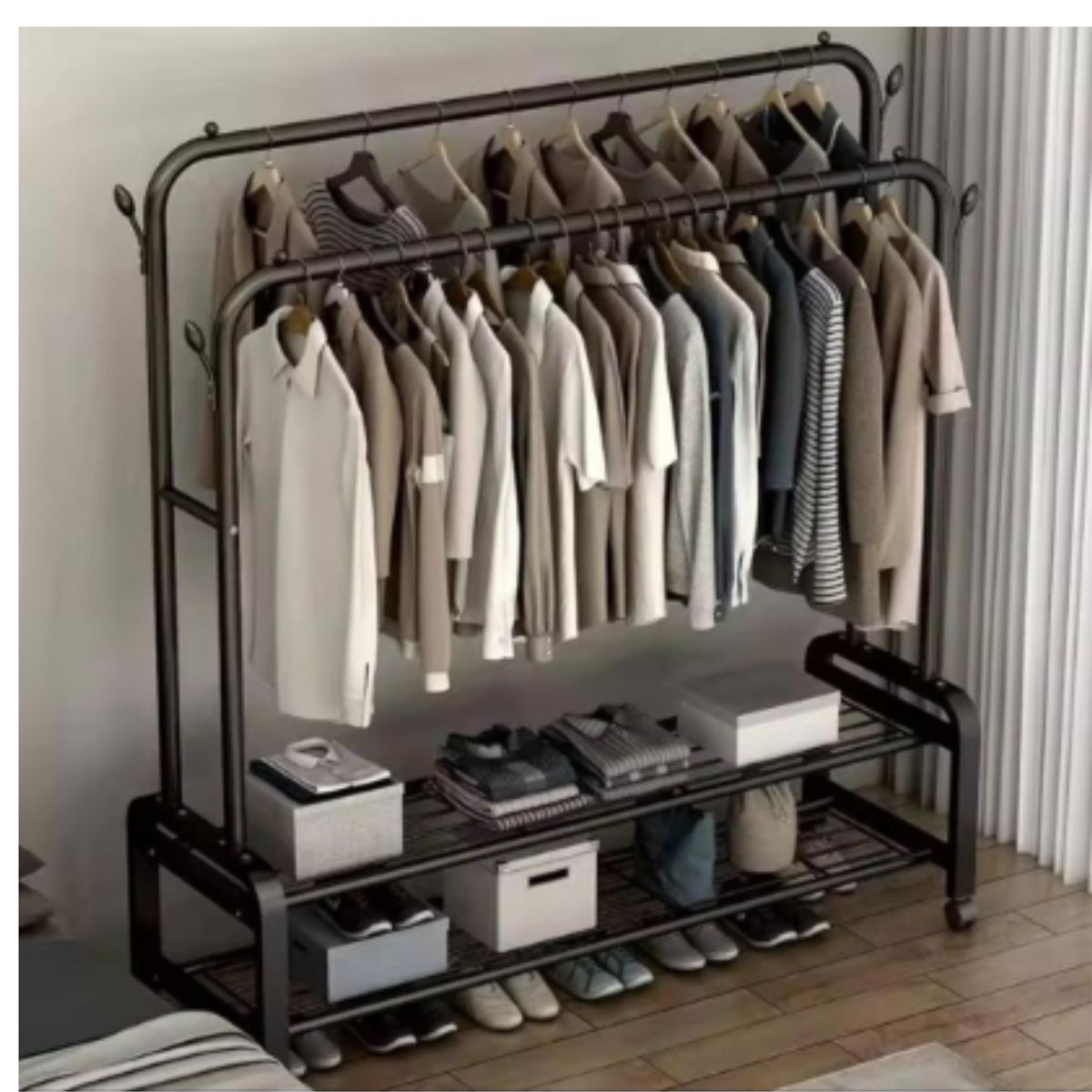 GENERICO - PERCHERO ORGANIZADOR DE ROPA  PREMIUM 4 in 1