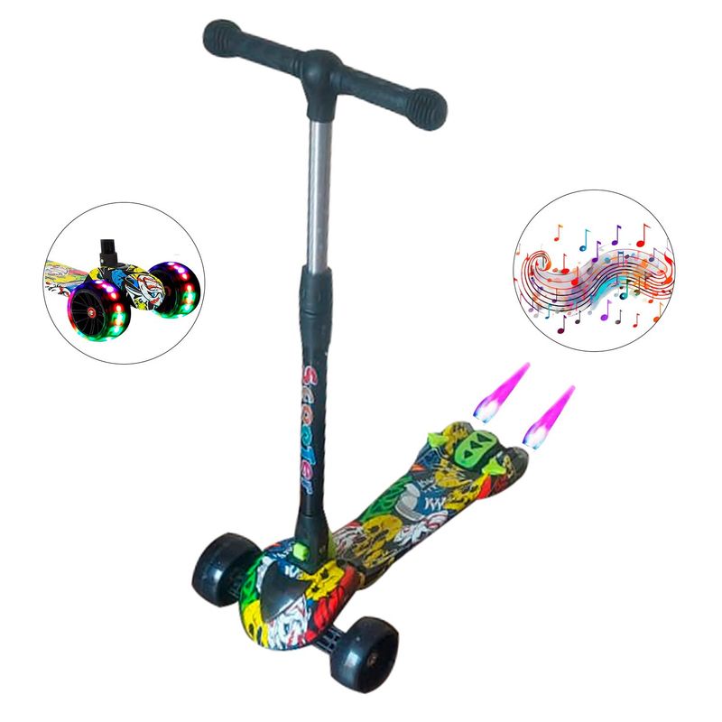 GENERICO - Scooter Patineta con Luces Musica y Humo diversión y más - B