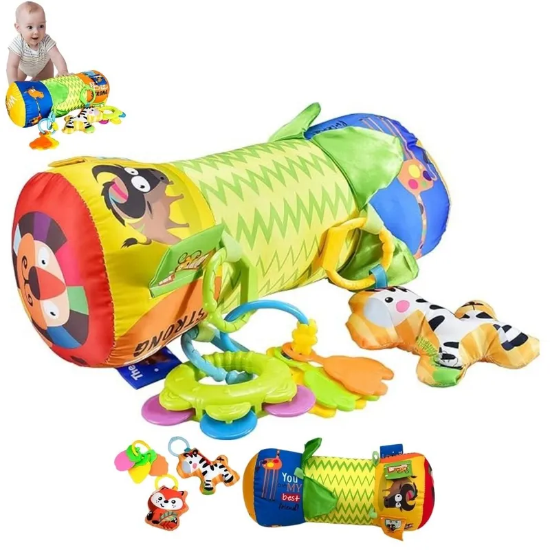 GENERICO - Rodillo de Estimulación con Sonajeros Desmontables para Bebé