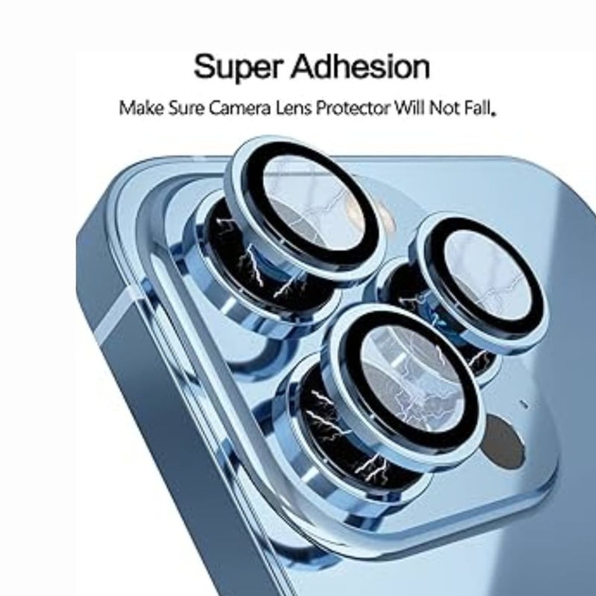 CASE - Mica de Camara Individual Para Iphone 16 Pro Max - Azul