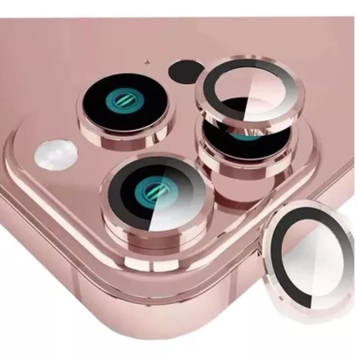 CASE - Mica de Camara Individual Para Iphone 16 Pro - Rosa