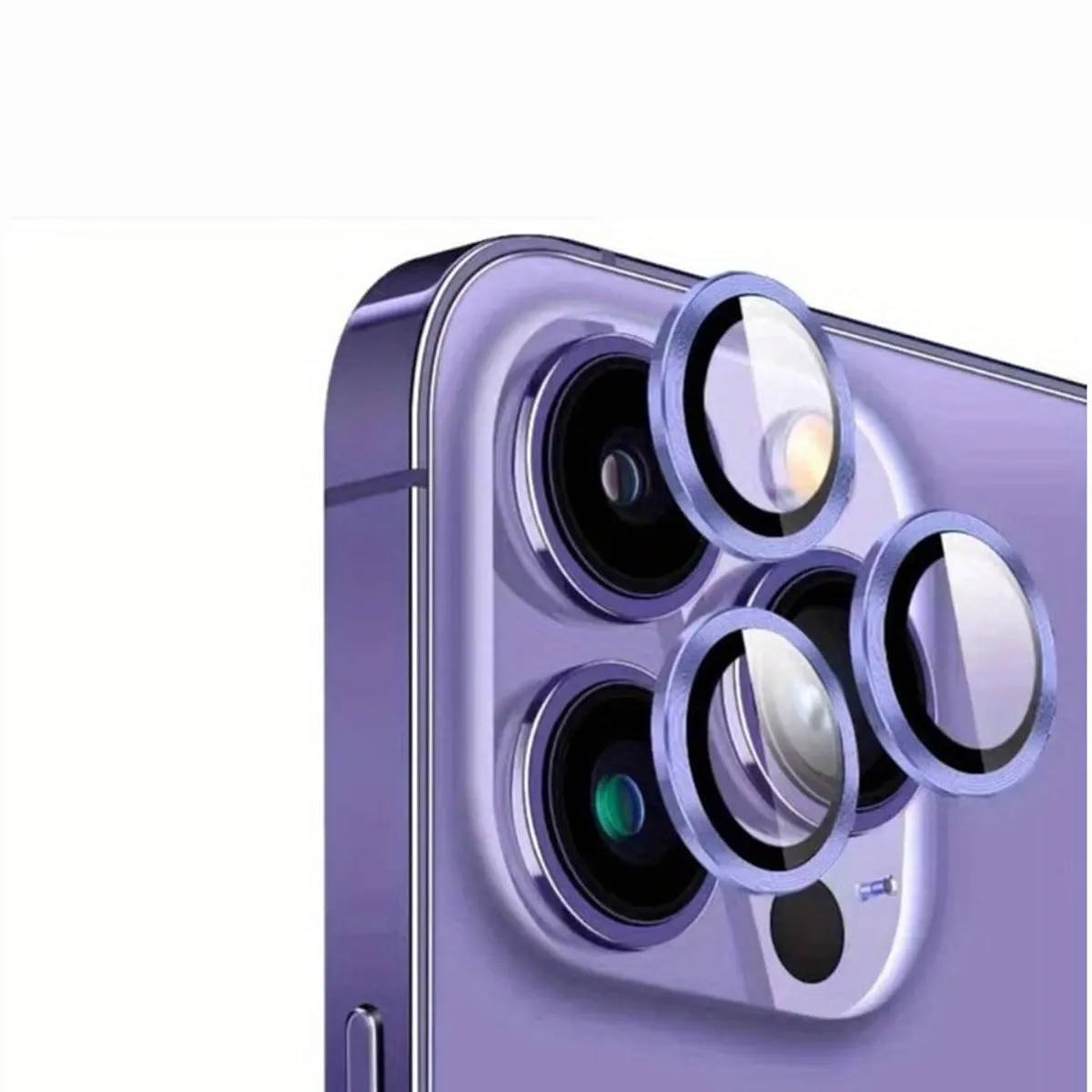 CASE - Mica de Camara Individual Para Iphone 16 Pro Max - Lila