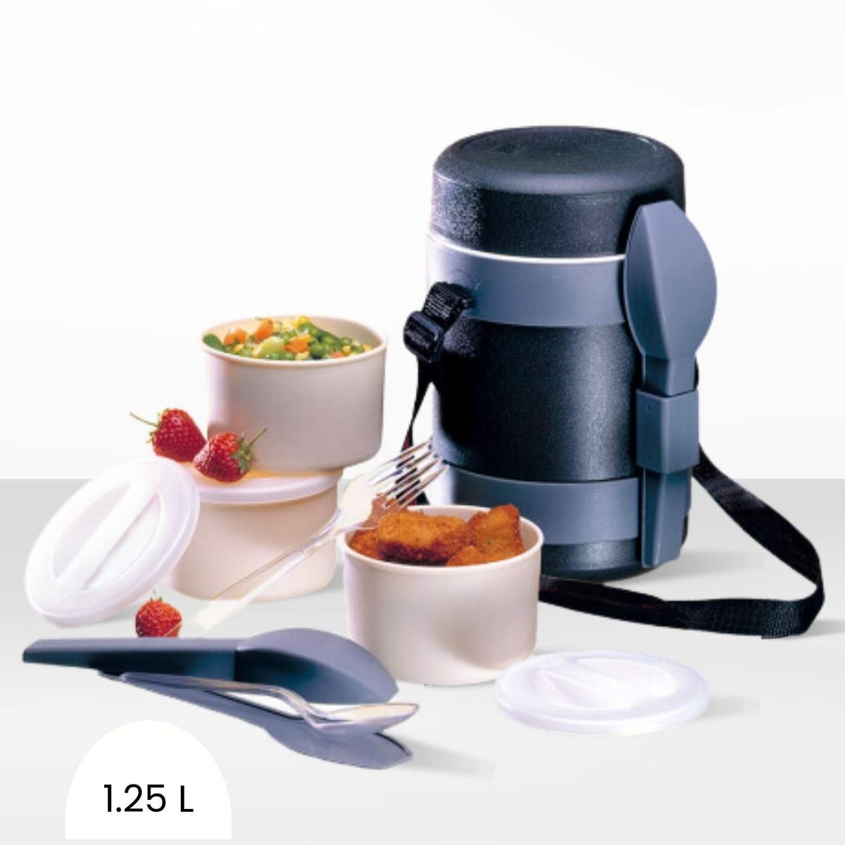 POLIMES - Termo de Comida Tres Divisiones Sky Polimes 125 L