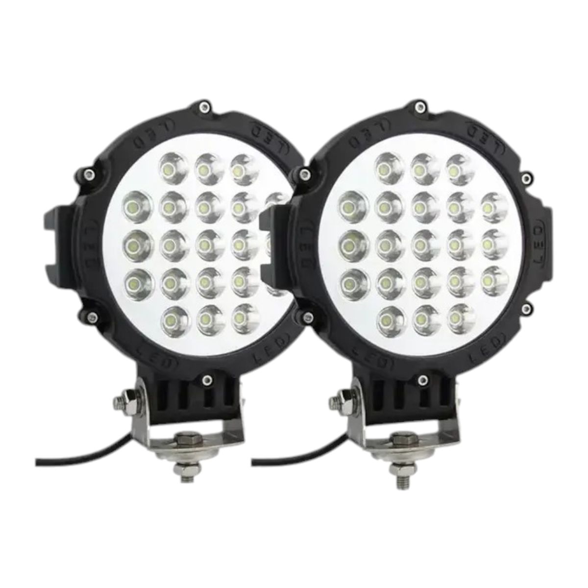 GENERICO - FAROS NEBLINEROS LED 21 LED - LUZ AMARILLA