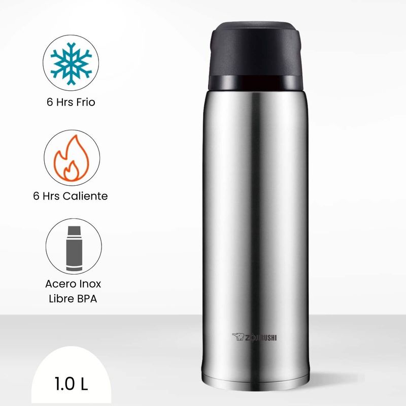 ZOJIRUSHI - Termo de Bebida Stainless Zojirushi Gris 1.0 L