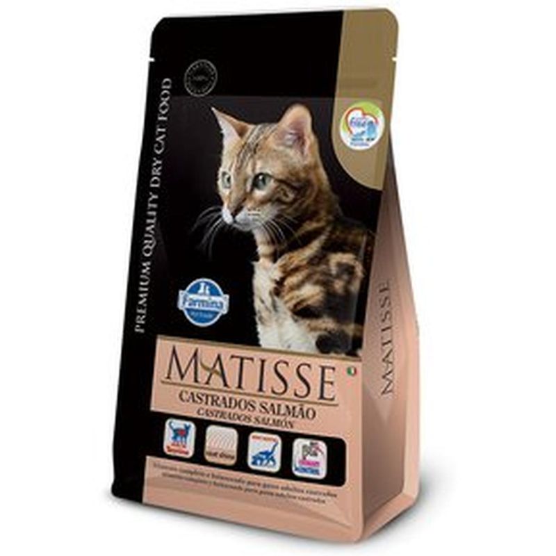 MATISSE - Alimento para Gatos Castrados Matisse Salmon - 7.5 kg